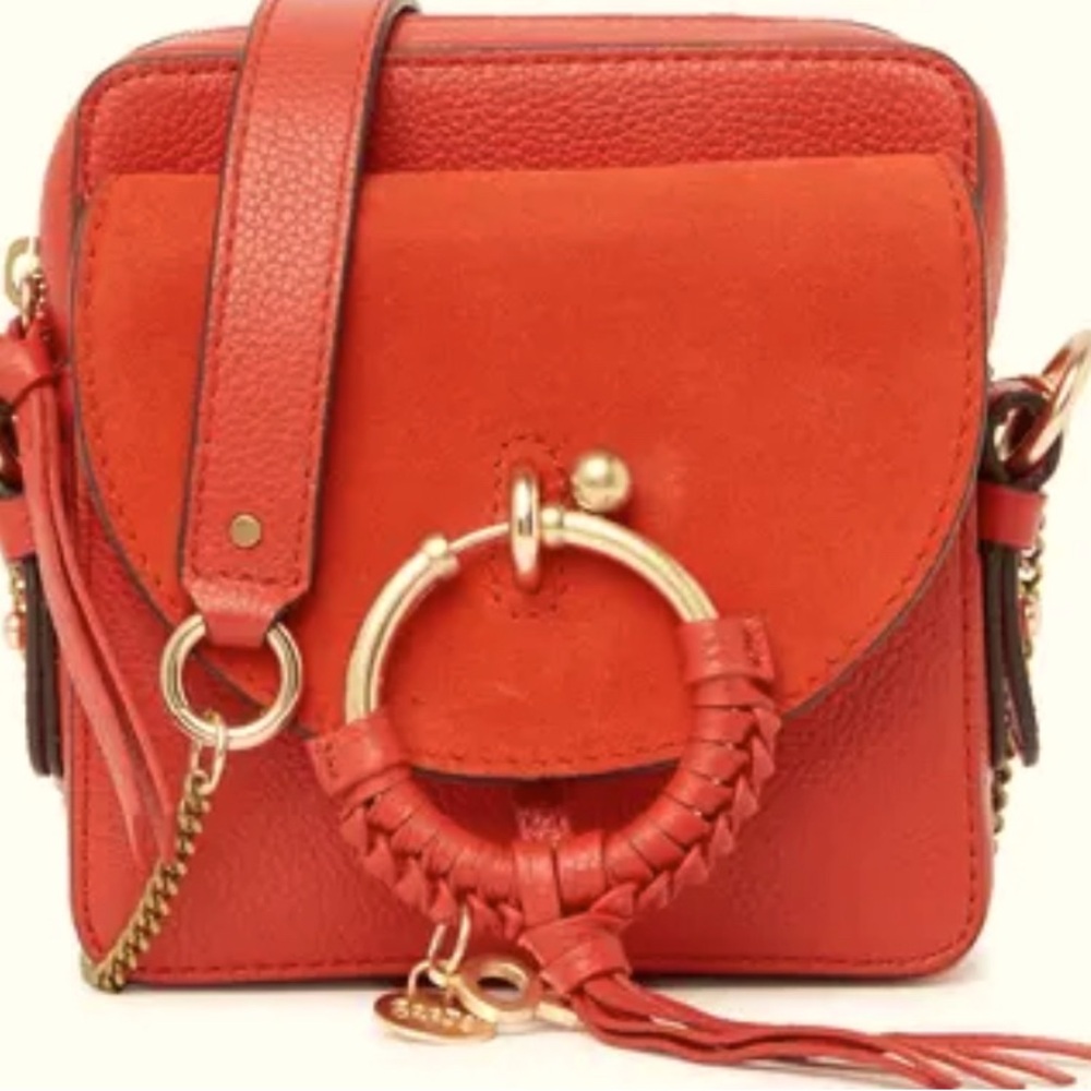 See By Chloe Small Joan Suede Leather Mini Crossbody Bag